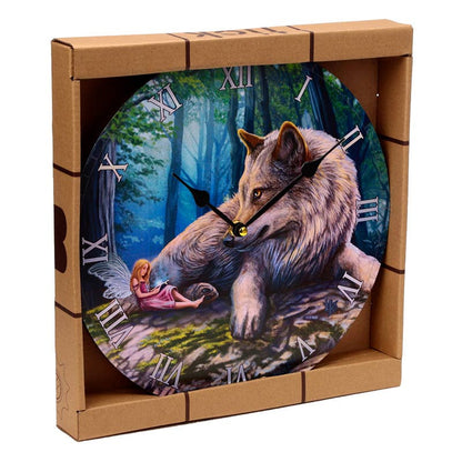 Lisa Parker Fairy Stories Fairy & Wolf Picture Clock