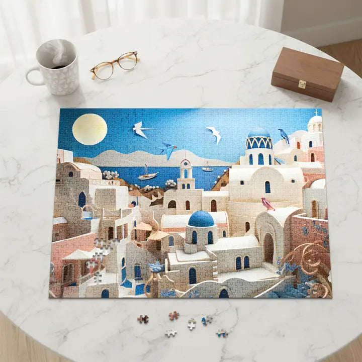 No. 6 - Santorini, 1000 Piece Puzzle