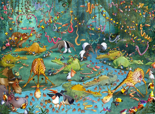 Jungle by Francois Ruyer, 2000 Piece Puzzle
