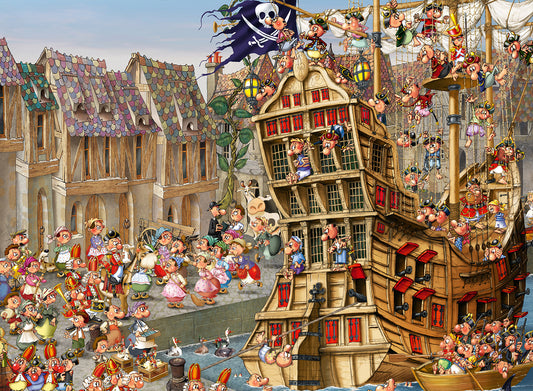 Piraten van Francois Ruyer, puzzel van 4000 stukjes
