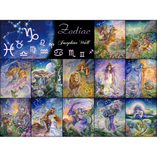 Zodiac Signs by Josephine Wall, 2000 Piece Puzzle
