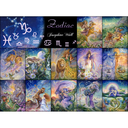 Zodiac Signs by Josephine Wall, 2000 Piece Puzzle