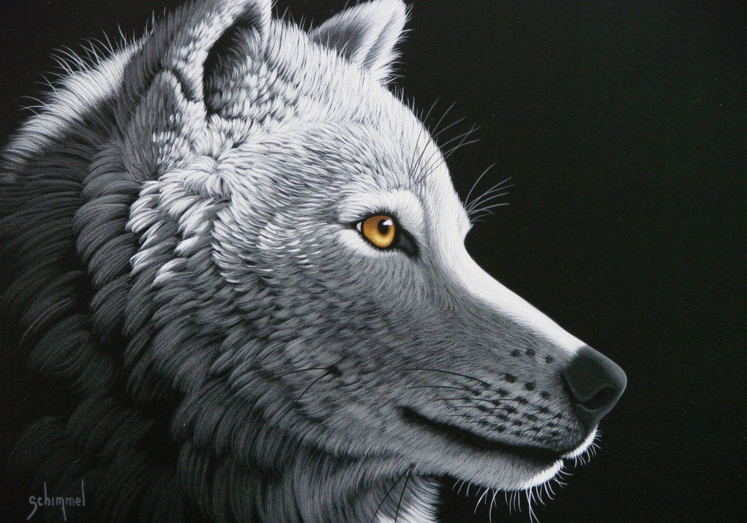 Wolf Light by Schim Schimmel, 1000 Piece Puzzle