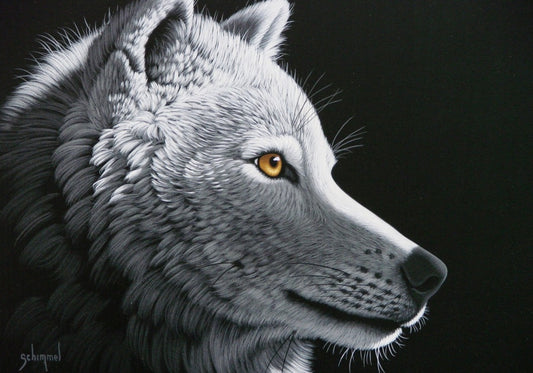 Wolf Light by Schim Schimmel, 1000 Piece Puzzle