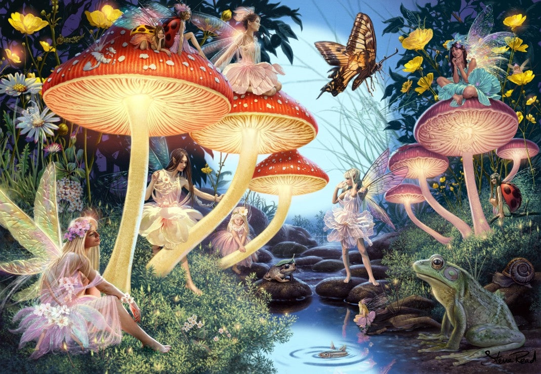 Toadstool Brook by Steve Read, 1000 Piece Puzzle