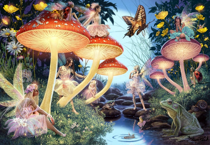 Toadstool Brook by Steve Read, 1000 Piece Puzzle