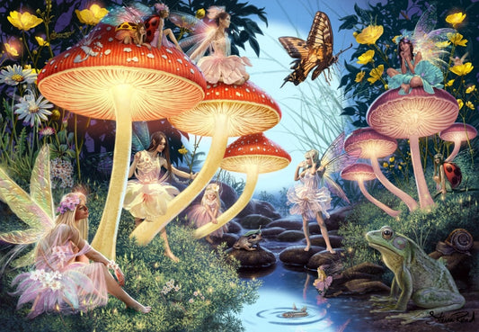 Toadstool Brook by Steve Read, 1000 Piece Puzzle