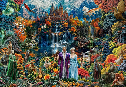 The Valley of Dragons by Jessey Bell, 1000 Piece Puzzle