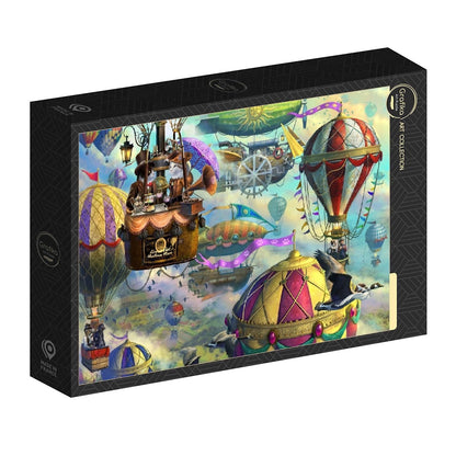 Great Cat Balloon Race by Jeff Haynie, 1000 Piece Puzzle
