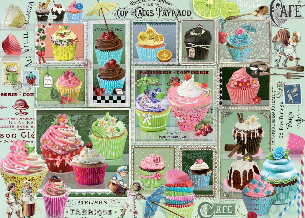 Cupcakes by Barbara Behr, 500 Piece Puzzle