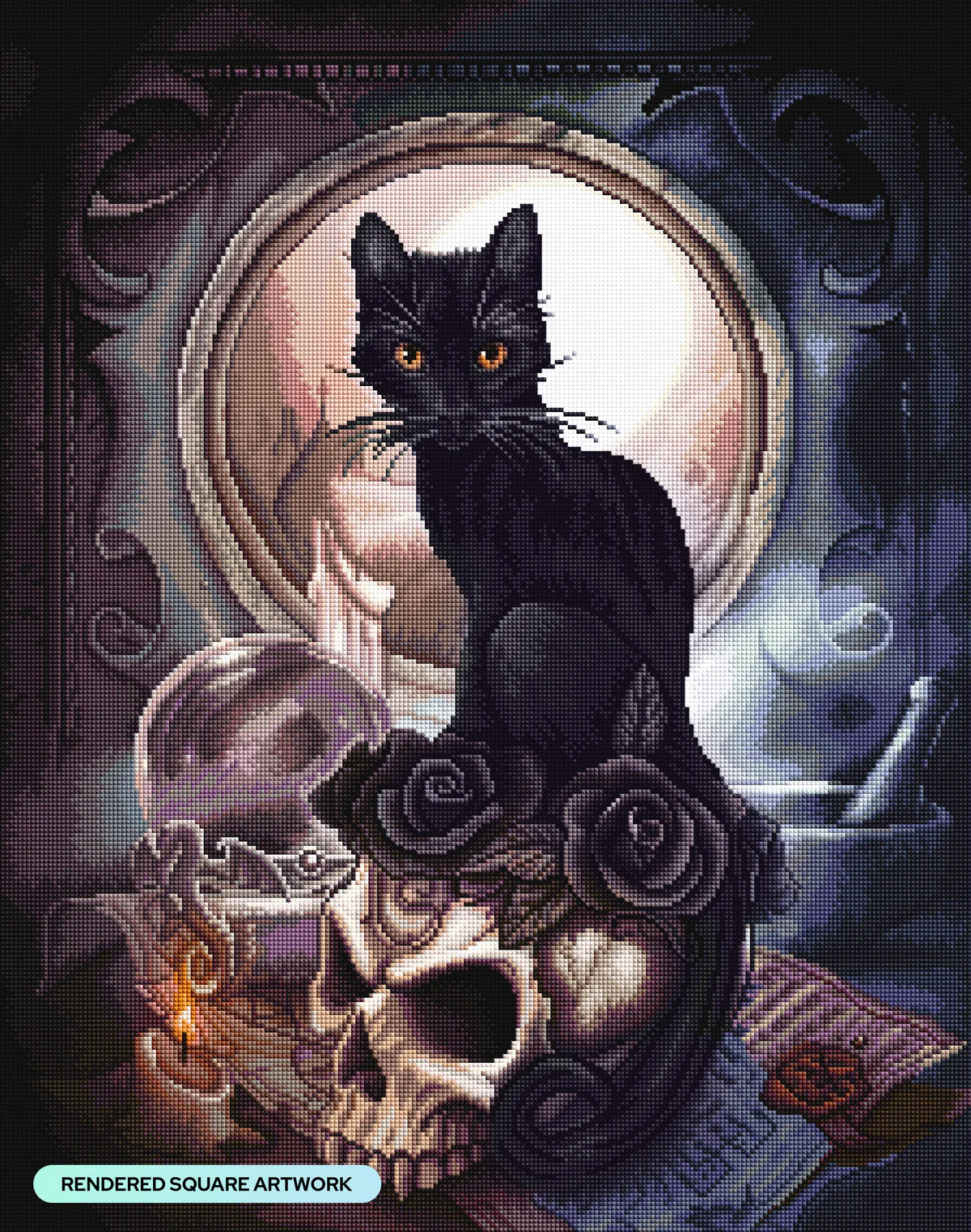 Grimalkin's Ghost by Alchemy, Diamond Art Kit