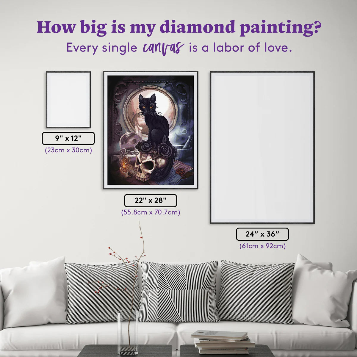 Grimalkin's Ghost by Alchemy, Diamond Art Kit