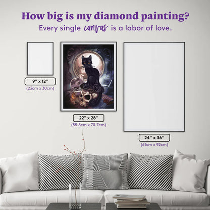 Grimalkin's Ghost by Alchemy, Diamond Art Kit