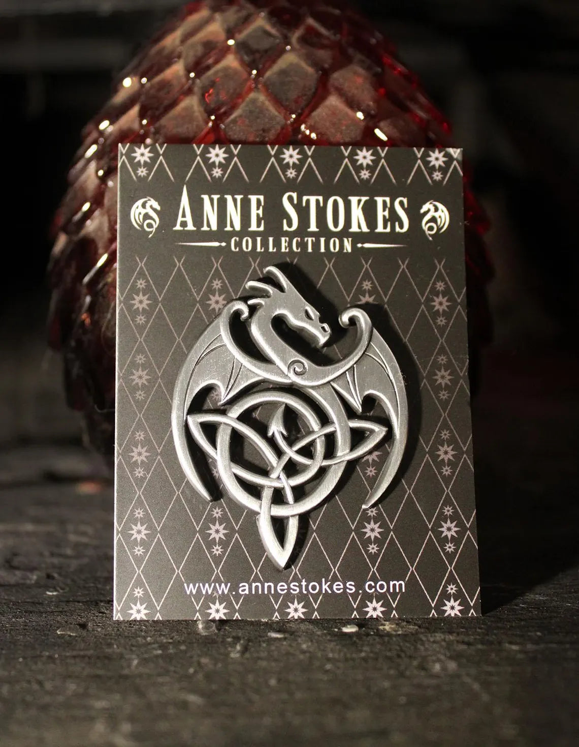 Celtic Dragon by Anne Stokes Pin Badge