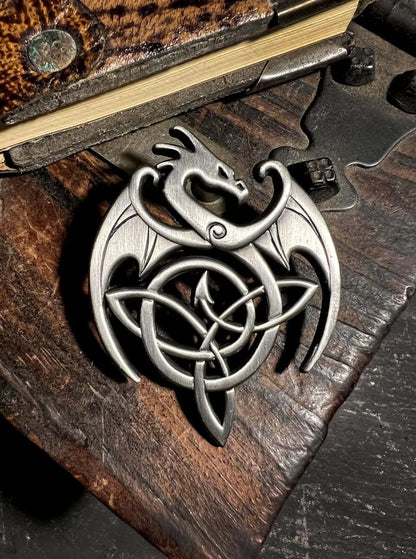 Celtic Dragon by Anne Stokes Pin Badge