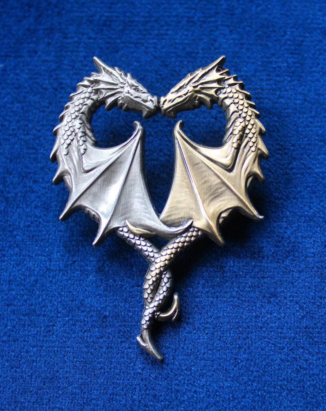 Dragon Heart by Anne Stokes, Sculpted Metal Pin Badge