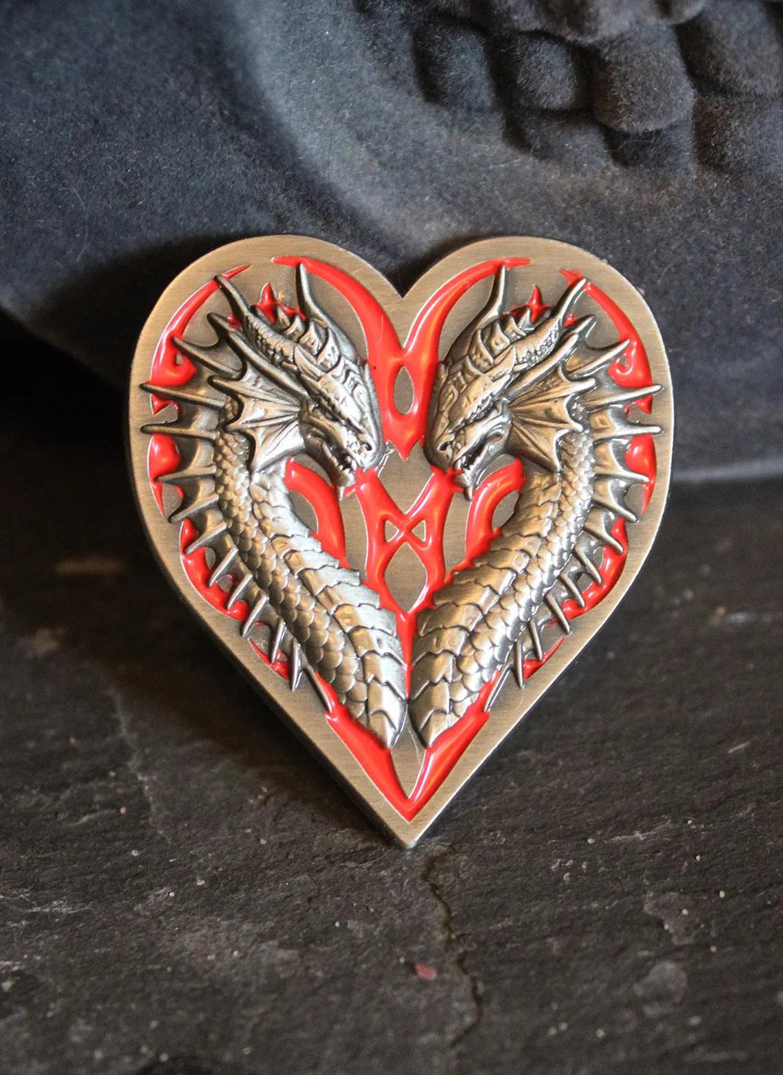 Dragon Aces by Anne Stokes Pin Badge Set