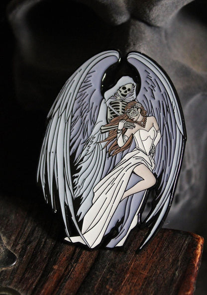 Dance With Death by Anne Stokes pin badge