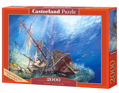 Sunk Galleon from Castorland, 2000 Piece Puzzle