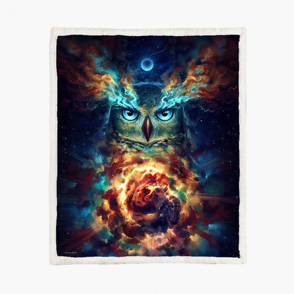 Aurowla by Jonas Jödicke, Fleece Blanket