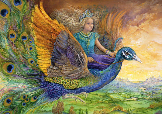 Peacock Princess by Josephine Wall, 1500 Piece Puzzle