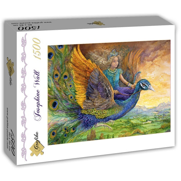 Peacock Princess by Josephine Wall, 1500 Piece Puzzle