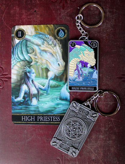 Elementals Tarot Keyrings by Anne Stokes