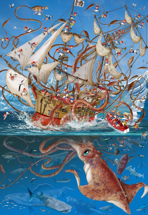 Kraken by Francois Ruyer, 1000 Piece Puzzle