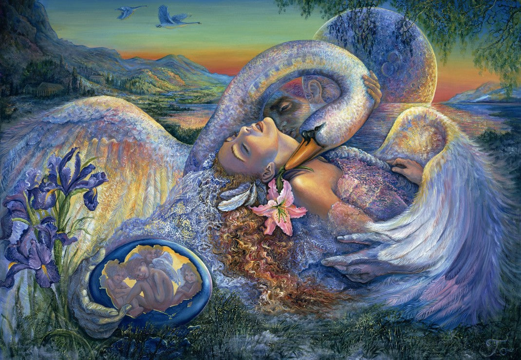 Leda and the Swan by Josephine Wall, 1000 Piece Puzzle