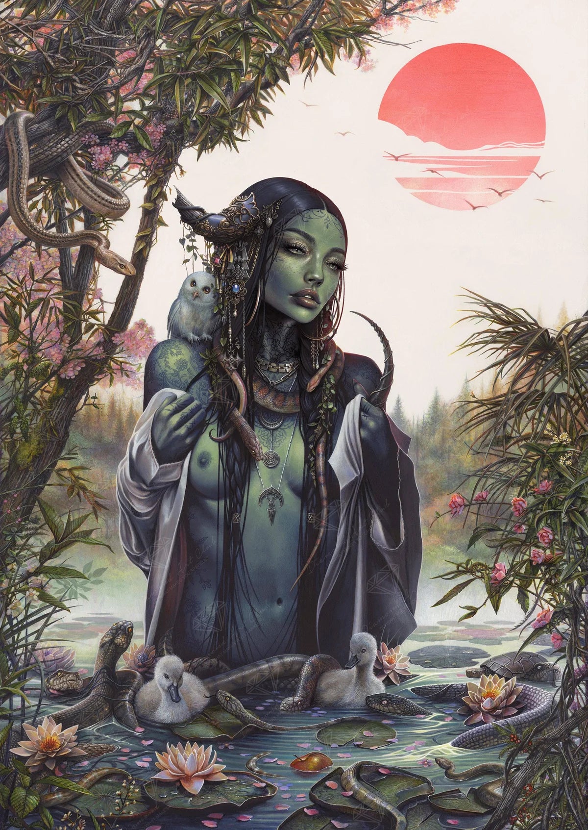 Lilith by  Christopher Lovell, Diamond Art Kit