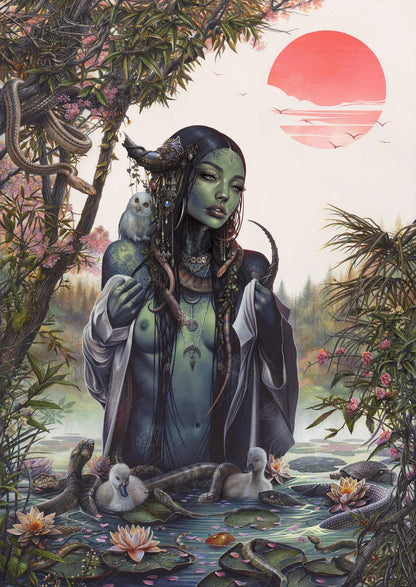 Lilith by  Christopher Lovell, Diamond Art Kit