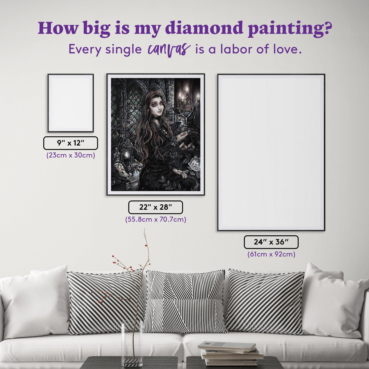 Liz - The Good Witch by Enys Guerrero, Diamond Art Kit