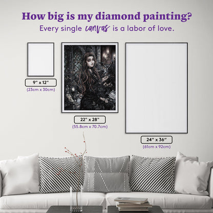 Liz - The Good Witch by Enys Guerrero, Diamond Art Kit