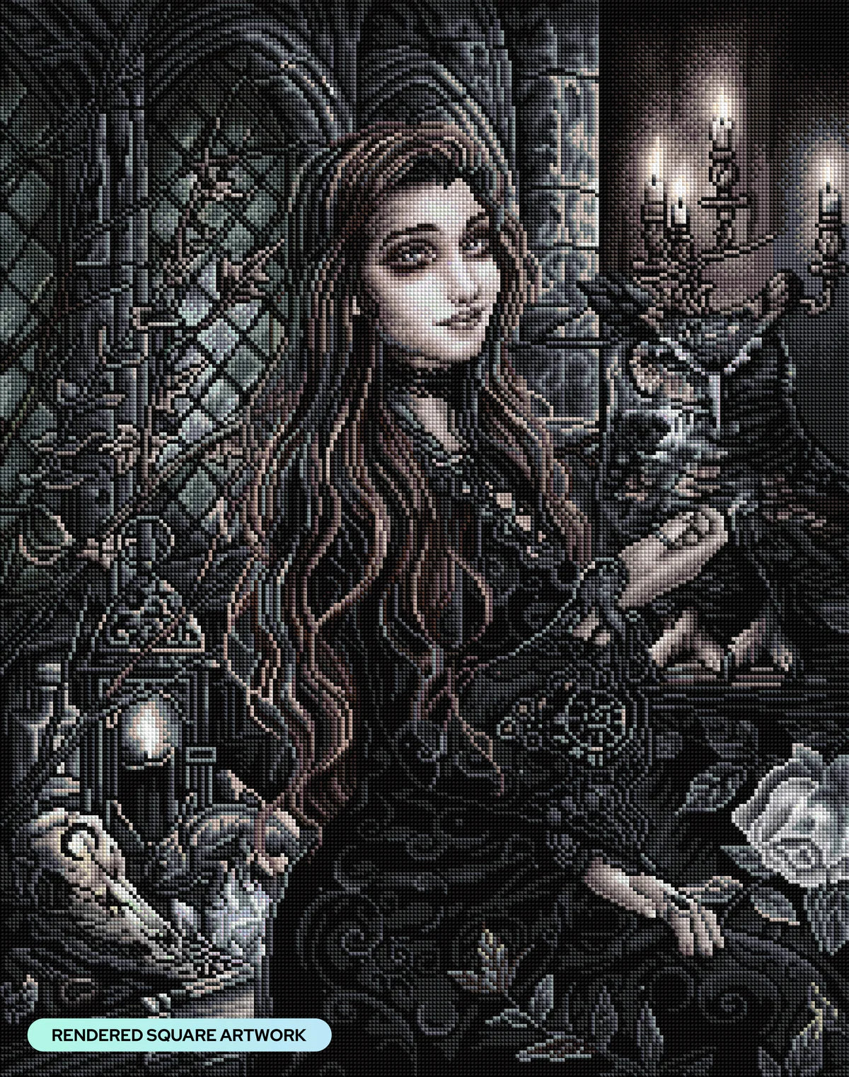 Liz - The Good Witch by Enys Guerrero, Diamond Art Kit