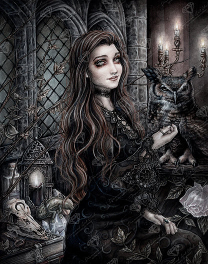 Liz - The Good Witch by Enys Guerrero, Diamond Art Kit