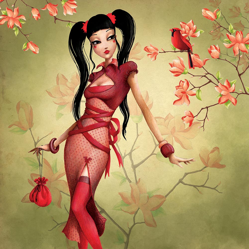 Miss Little Bird by Misstigri, 1000 Piece Puzzle