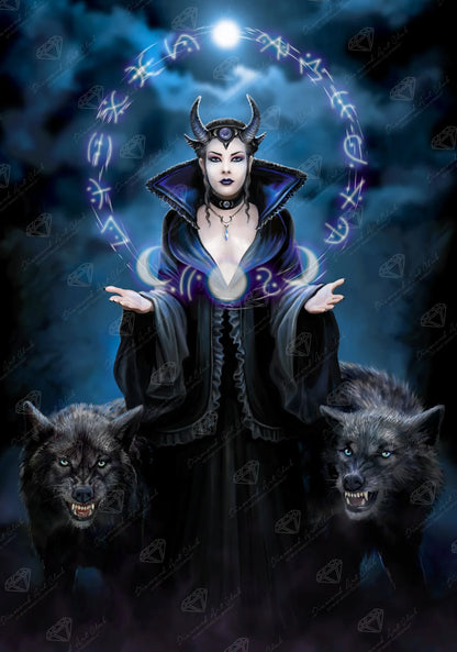 Moon Witch by Anne Stokes, Diamond Art Kit