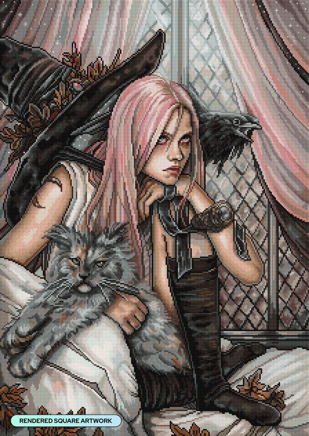 Never Alone by Enys Guerrero, Diamond Art Kit