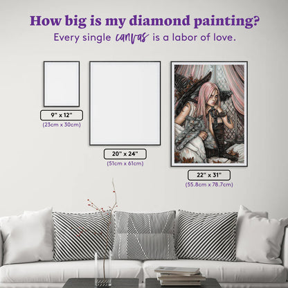 Never Alone by Enys Guerrero, Diamond Art Kit