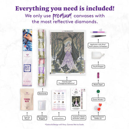 Night's Embrace by Sarah Richter, Diamond Art Kit