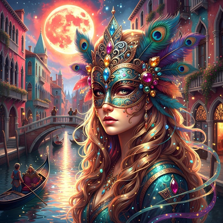 Venice Carnival from 123RF, 1000 Piece Puzzle