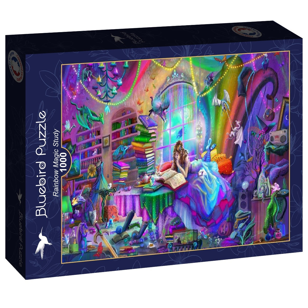 Rainbow Magic Study by Rose Khan, 1000 Piece Puzzle