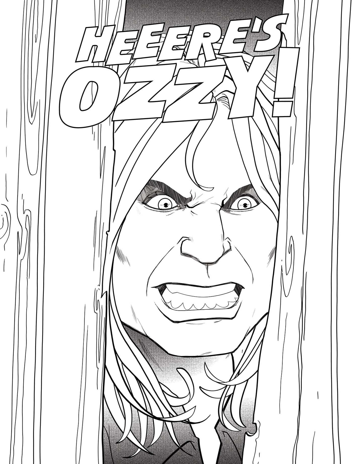 Ozzy Osbourne: The official coloring book