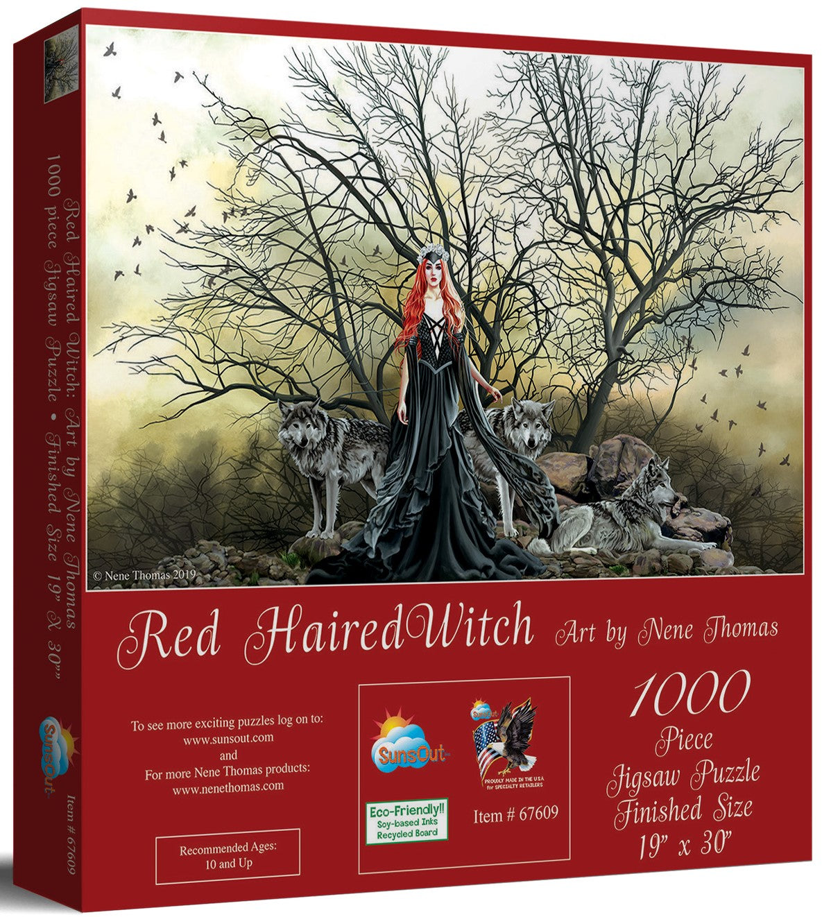 Red Haired Witch by Nene Thomas, 1000 Piece Puzzle