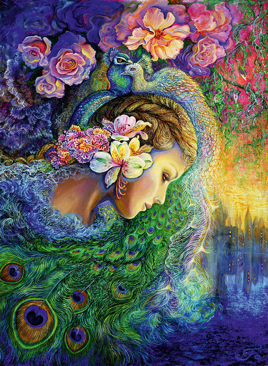 Peacock Daze by Josephine Wall, 3000 Piece Puzzle