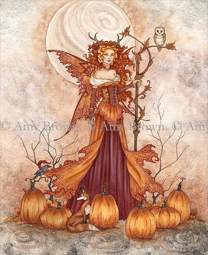 Pumpkin Queen by Amy Brown, 1000 Piece Puzzle