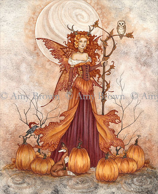 Pumpkin Queen by Amy Brown, 1000 Piece Puzzle