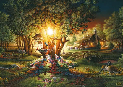 Spring in all its Splendour by Terry Redlin, 1000 Piece Puzzle