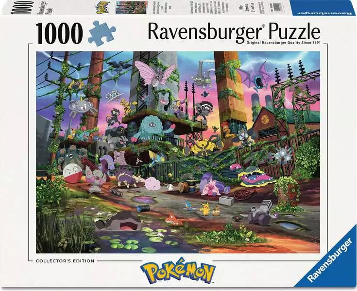 Pokémon - Jolteon and Reclaimed Power Plant, 1000 Piece Puzzle