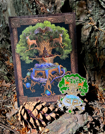 Yggdrasil by Anne Stokes, Pin